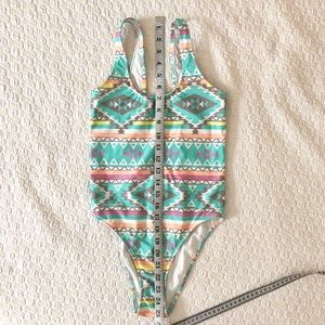 Awesome retro one-piece swimsuit